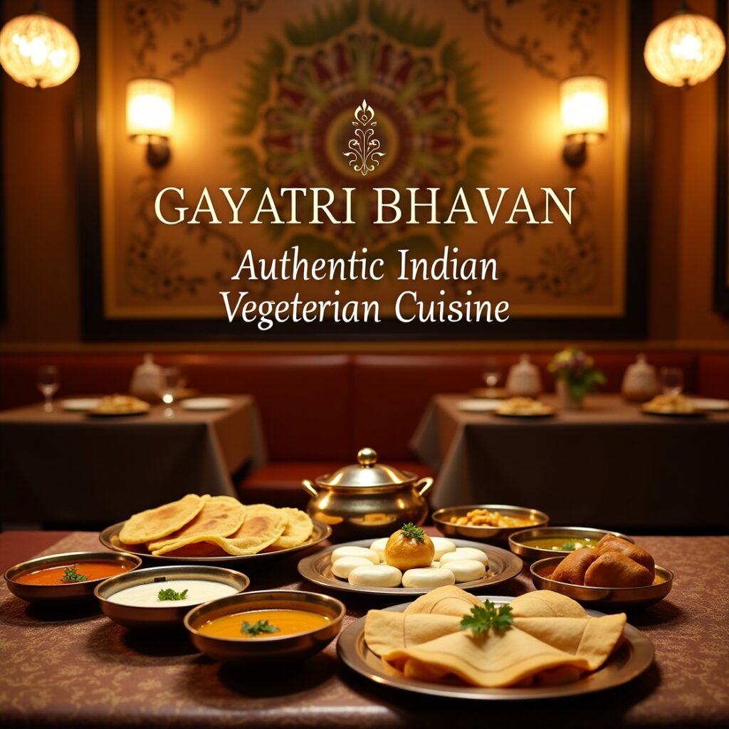 Experience the Essence of Authentic Indian Vegetarian Cuisine at Gayatri Bhavan